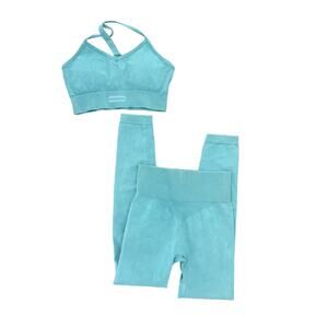 Fashion Nova Aqua Seamless Active Set – Medium